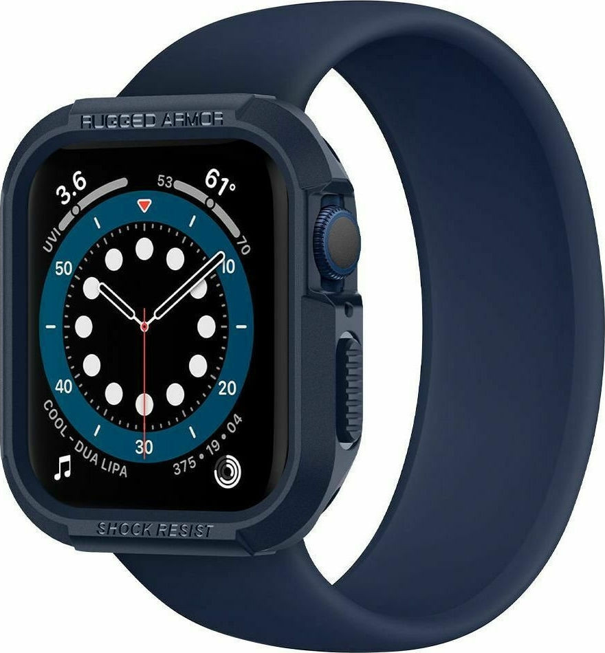 Spigen Θήκη Rugged Armor Apple Watch SE/6/5/4 (44mm) - Navy Blue (ACS02224)