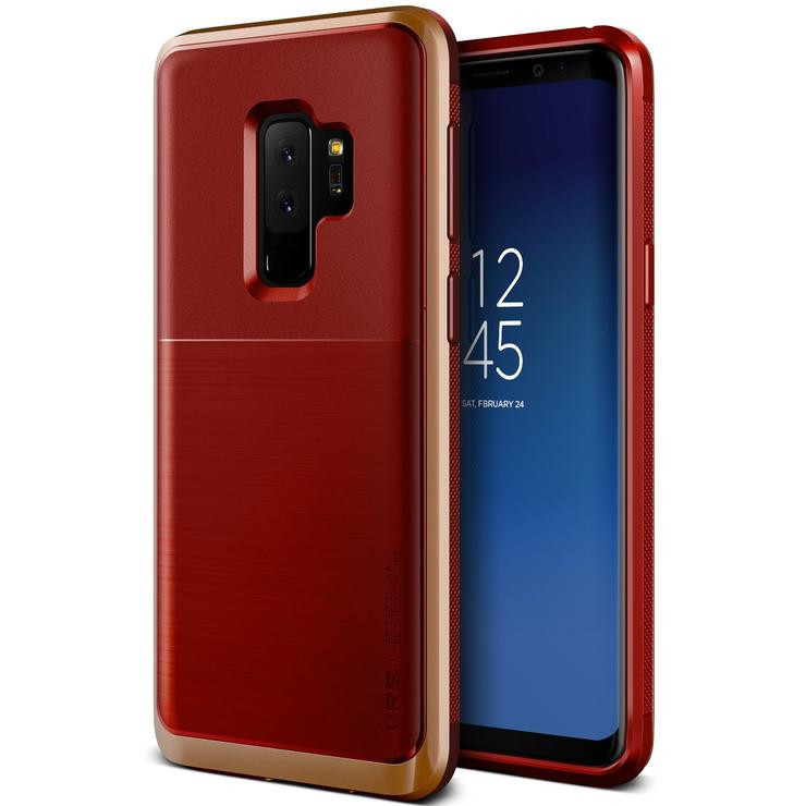 VRS Design Θήκη High Pro Shield Series Samsung Galaxy S9 Plus - Red Blush Gold 