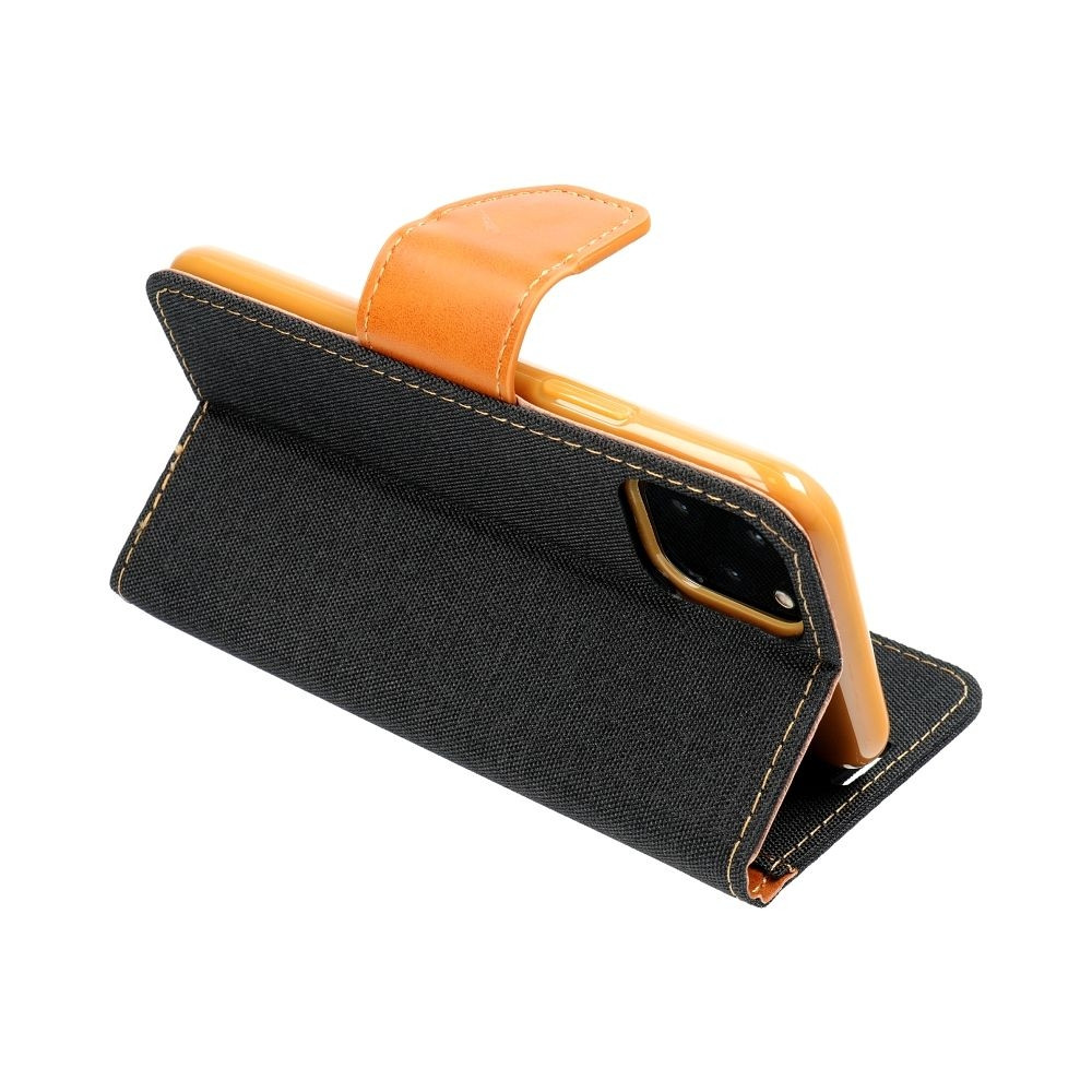 OEM Θήκη Πορτοφόλι Fancy Book για Xiaomi Redmi Note 11/11s Μαύρο / Καφέ (200-110-298)