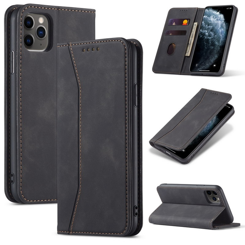 Bodycell Book Case Pu Leather For iPhone 7/8 plus Black (200-108-852)