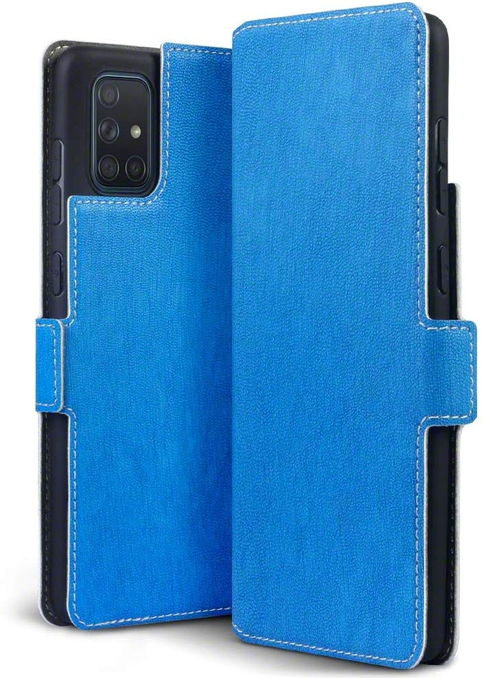 Terrapin Low Profile Θήκη - Πορτοφόλι Samsung Galaxy A71 - Blue (117-002a-220)