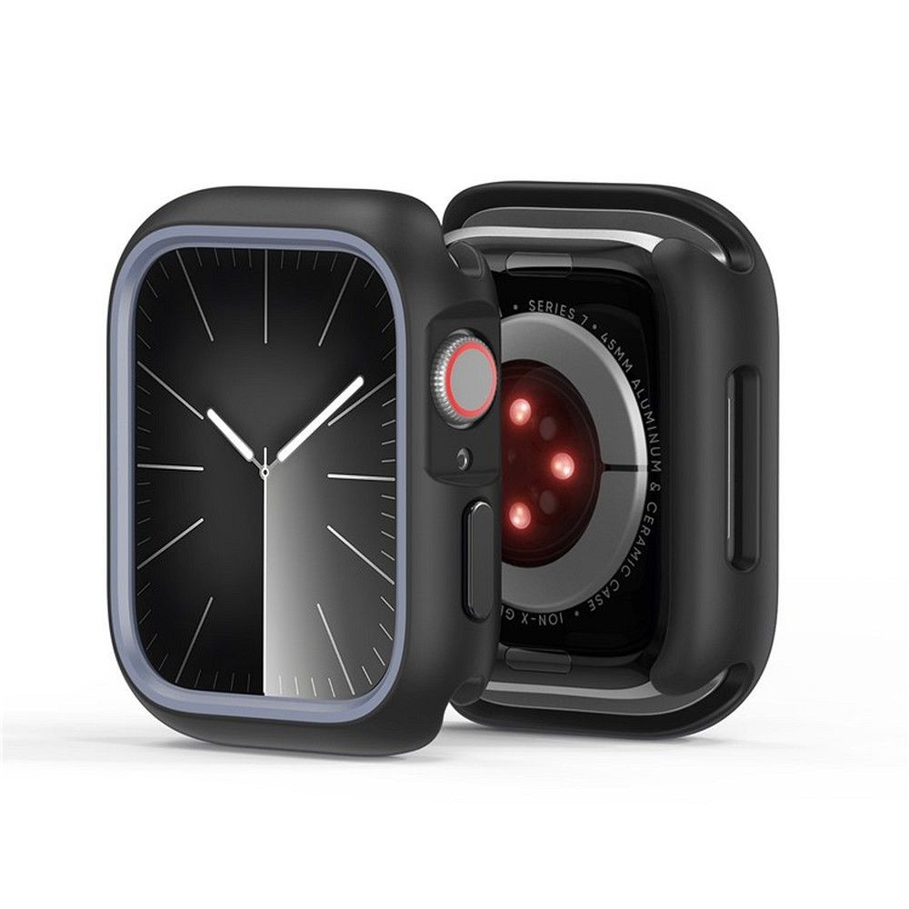 Dux Ducis Πλαστική Θήκη σε Μαύρο / Γκρι χρώμα για το Apple Watch Series 7/8/9 45mm (200-110-877)