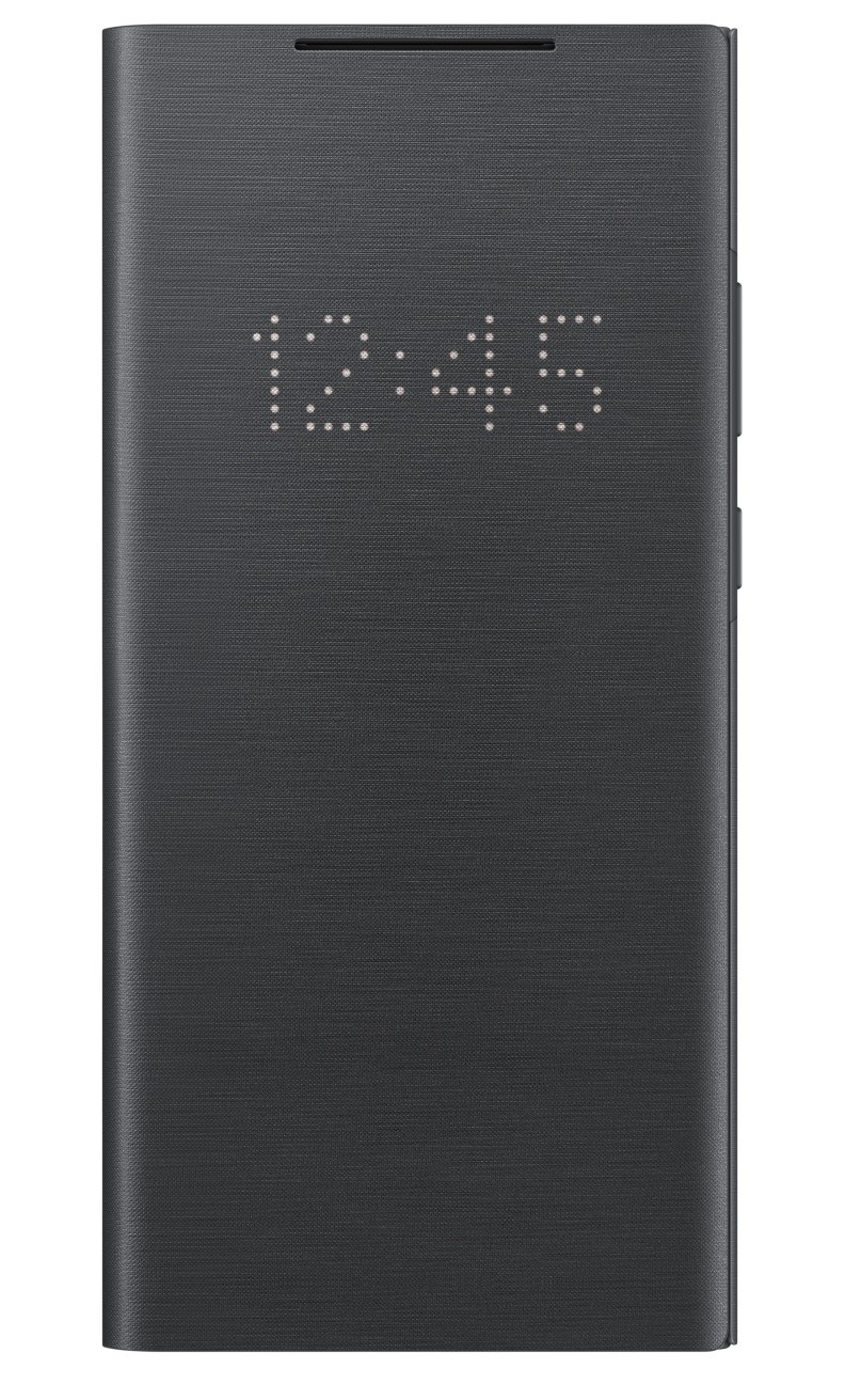 Official Samsung LED View Cover Θήκη Samsung Galaxy Note 20 - Black (EF-NN980PBEGEE)