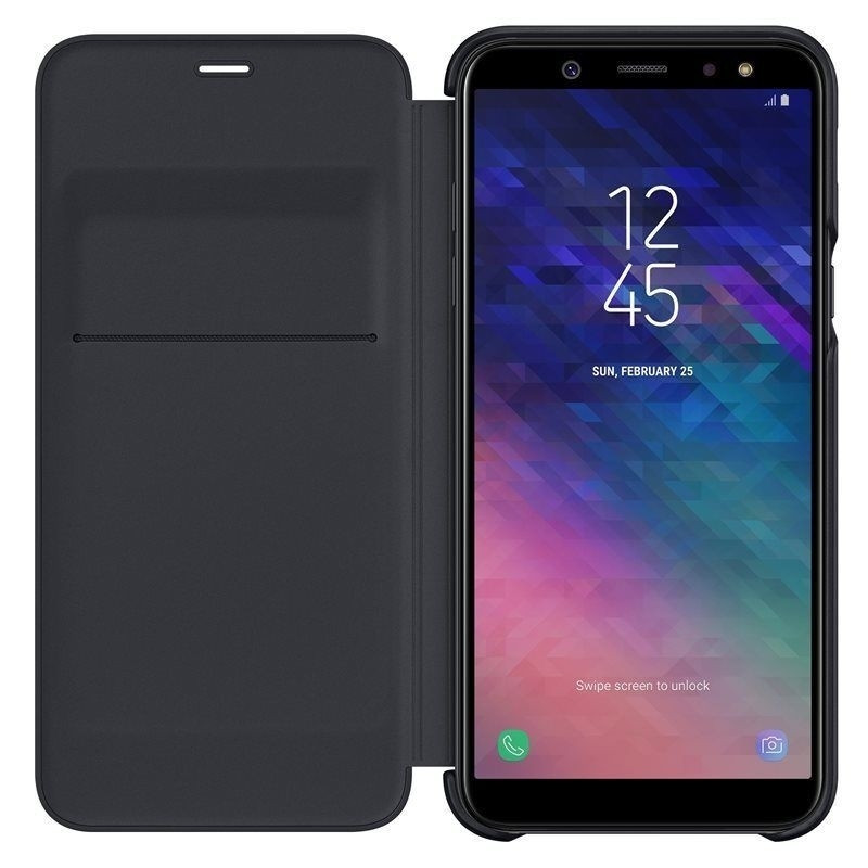 Samsung Official Wallet Case Samsung Galaxy A6 2018 - Black (EF-WA600CBEGWW)