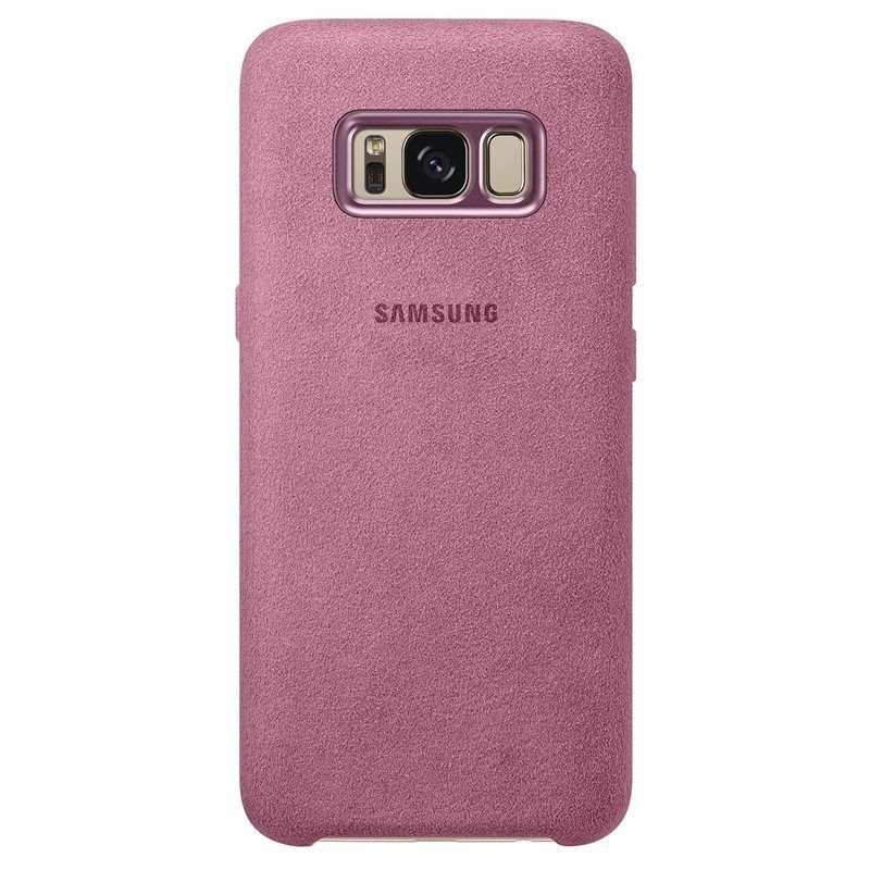 Official Alcantara Σκληρή Θήκη Samsung Galaxy S8 Plus - Dark Grey (EF-XG955ASEGWW)