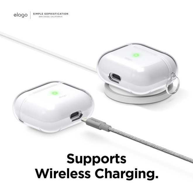 Elago AirPods 3 Clear TPU Hang Case - Διάφανη Θήκη για AirPods 3rd Gen - Transparent (EAP3CL-HANG-CL)