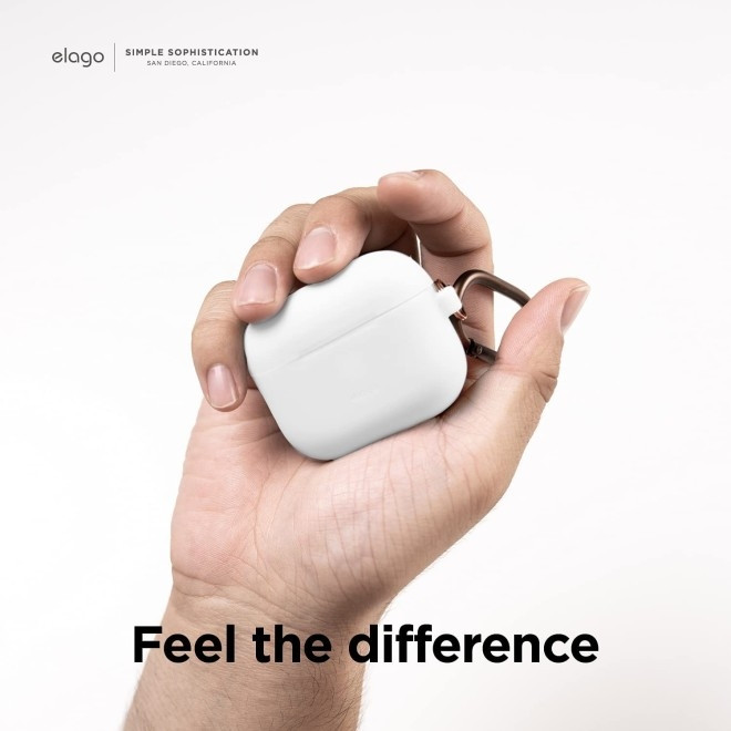 Elago Hang Case - Θήκη Σιλικόνης για AirPods 3rd Gen - Nightglow Blue (EAP3HG-HANG-LUBL)