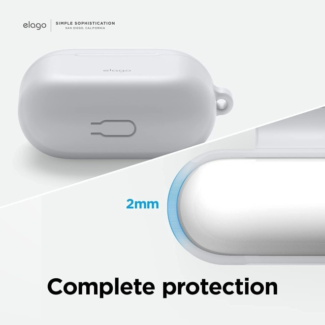 Elago Hang Case - Θήκη Σιλικόνης για AirPods 3rd Gen - Nightglow Blue (EAP3HG-HANG-LUBL)