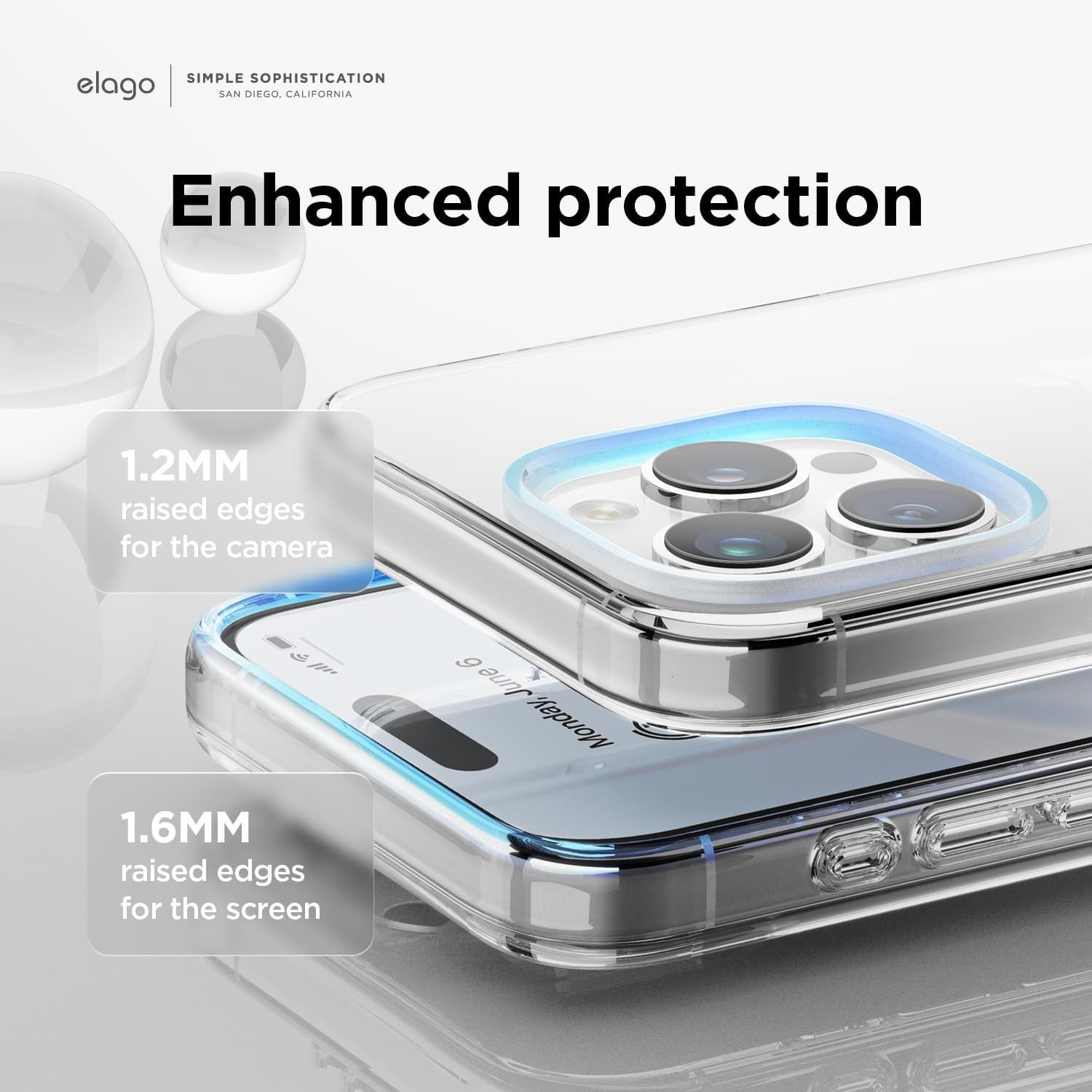 Elago Hybrid - Διάφανη Σκληρή Ανθεκτική Θήκη - Apple iPhone 15 Pro Max - Transparent (ES15HB67PRO-TR)