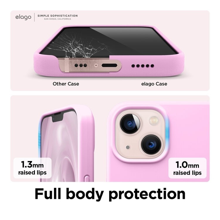 Elago Premium Θήκη Σιλικόνης Apple iPhone 13 - Hot Pink (ES13SC61-HPK)