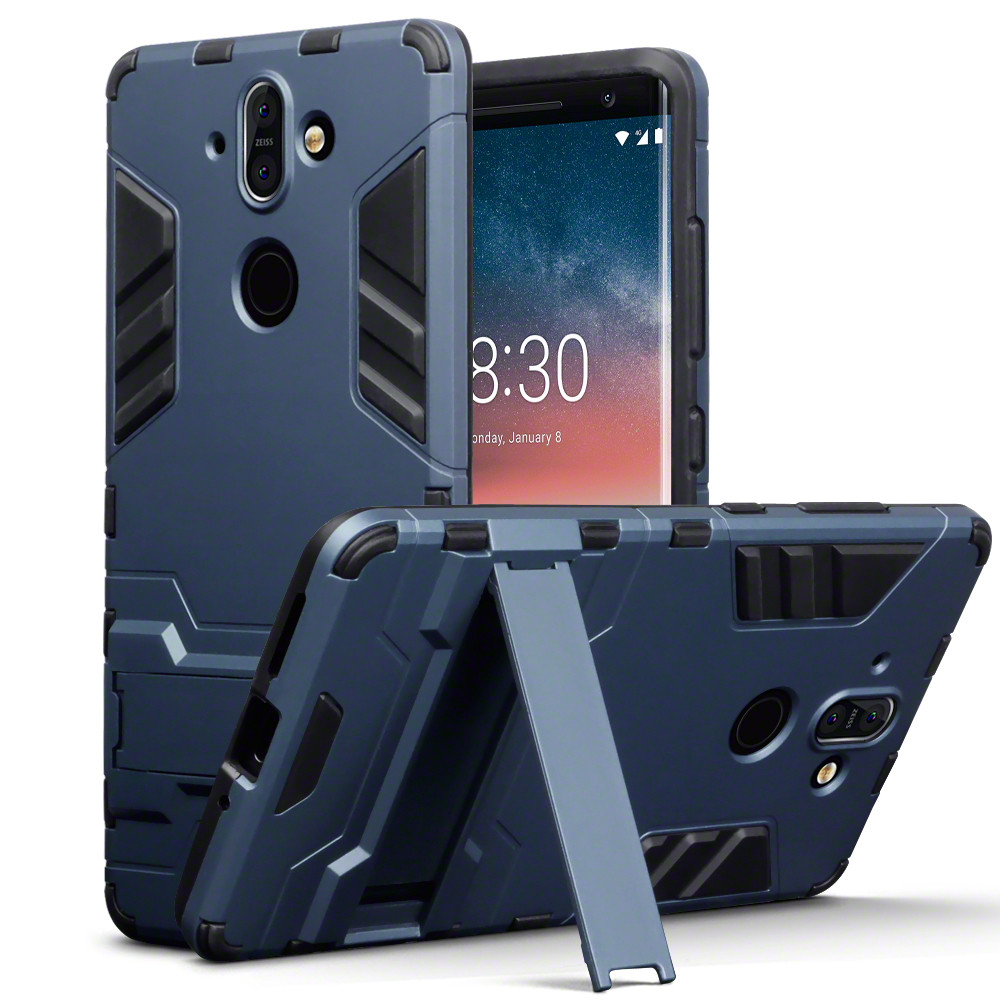 Terrapin Ανθεκτική Dual Layer Θήκη Nokia 8 Sirocco - Blue 