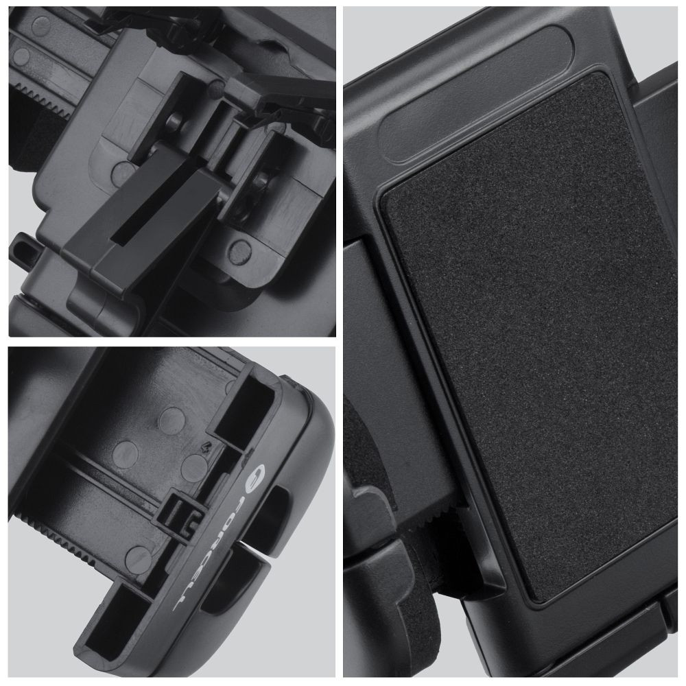 Forcell Regular 17 Holder Βάση Κινητού για το Αυτοκίνητο με βεντούζα - Black (200-110-798)