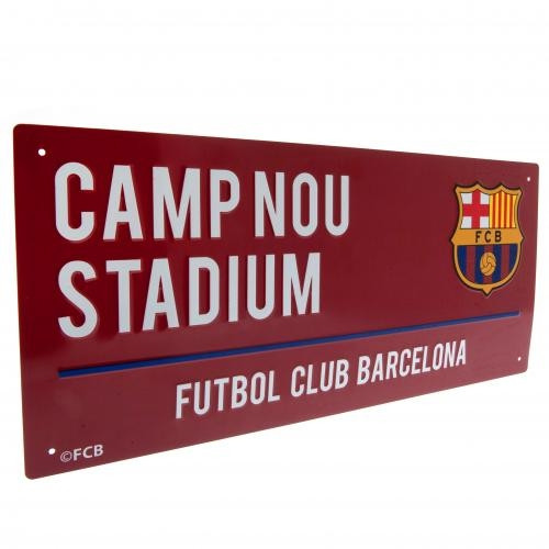 Μεταλλική διακοσμητική πινακίδα Barcelona F.C - Κόκκινη Επίσημο Προϊόν