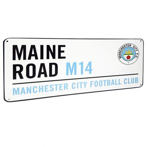 Μεταλλική πινακίδα  Manchester City F.C. 