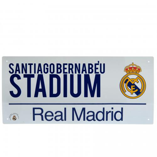 Μεταλλική διακοσμητική πινακίδα Real Madrid - Santiago Bernabeu