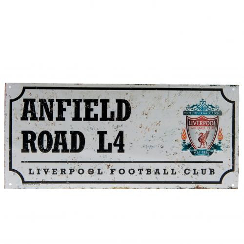 Μεταλλική διακοσμητική πινακίδα Liverpool F.C Retro 
