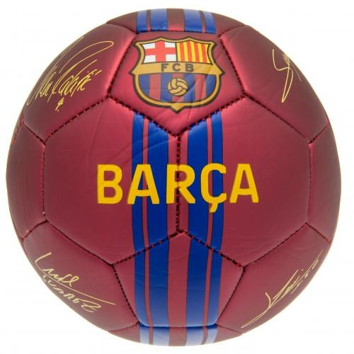 Ποδοσφαιρική Μπάλα Barcelona F.C με υπογραφές - επίσημο προϊόν