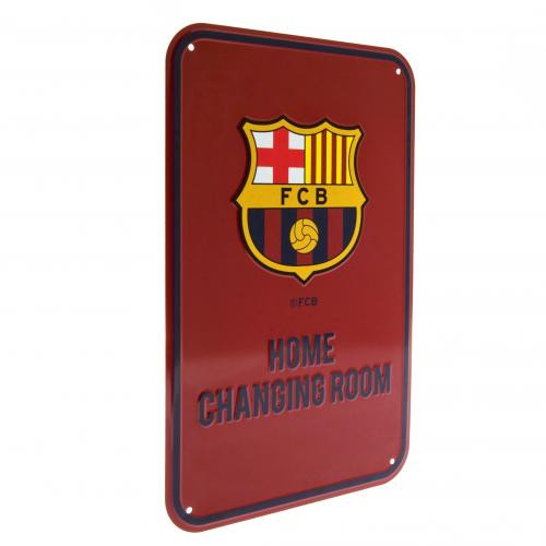 Μεταλλική διακοσμητική πινακίδα Barcelona F.C Home Changing Room - Επίσημο Προϊόν