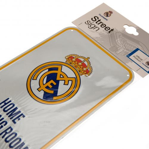 Μεταλλική διακοσμητική πινακίδα Real Madrid - Home Changing Room