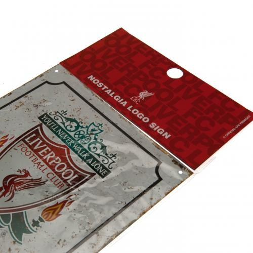 Μεταλλική διακοσμητική πινακίδα Liverpool F.C Retro
