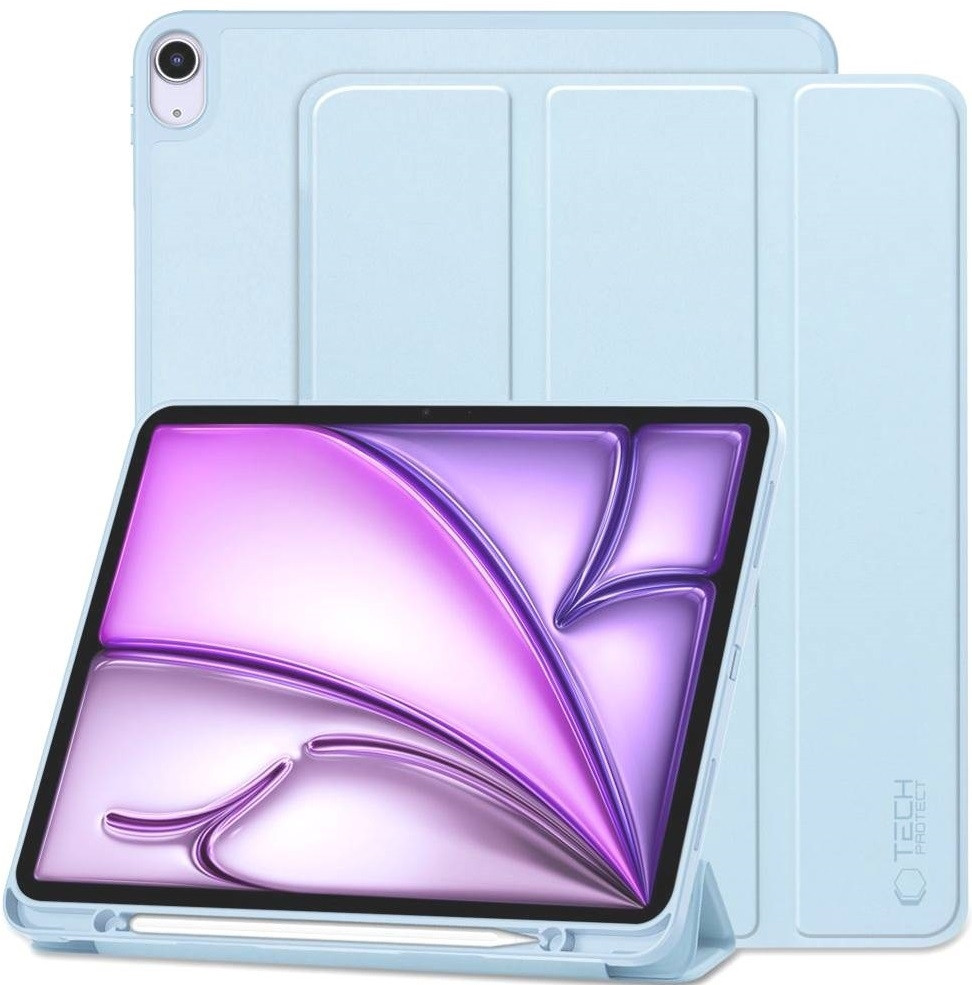 Flip Θήκη με Υποδοχή για Apple Pencil - Apple iPad Air 13" 2024 - Tech-Protect SC Pen Smartcase - Sky Blue (5906302309917)