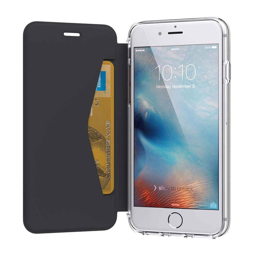 Griffin iPhone 7 Reveal Wallet Black / Clear (GB42753)