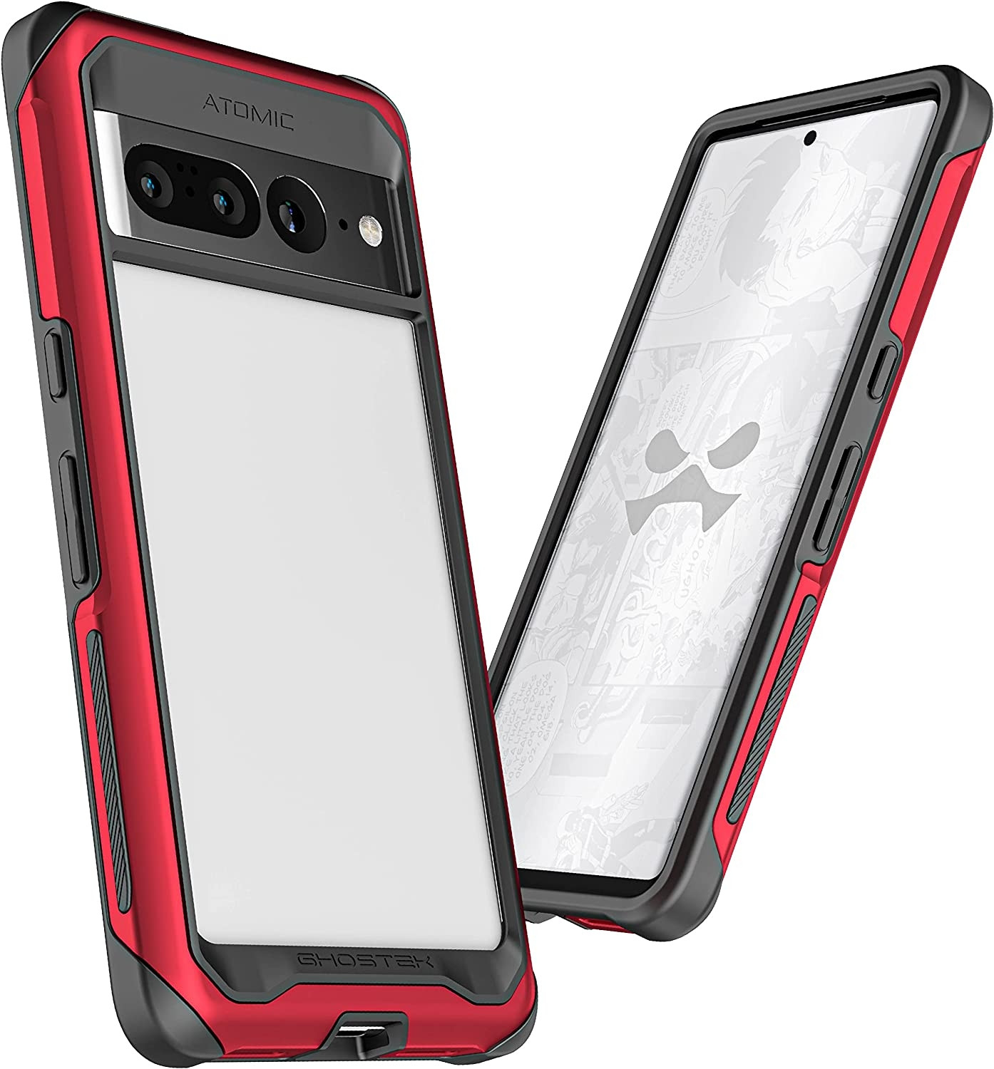 Ghostek Atomic Slim 4 - Ανθεκτική Θήκη Google Pixel 7 - Red (GHOCAS3123)