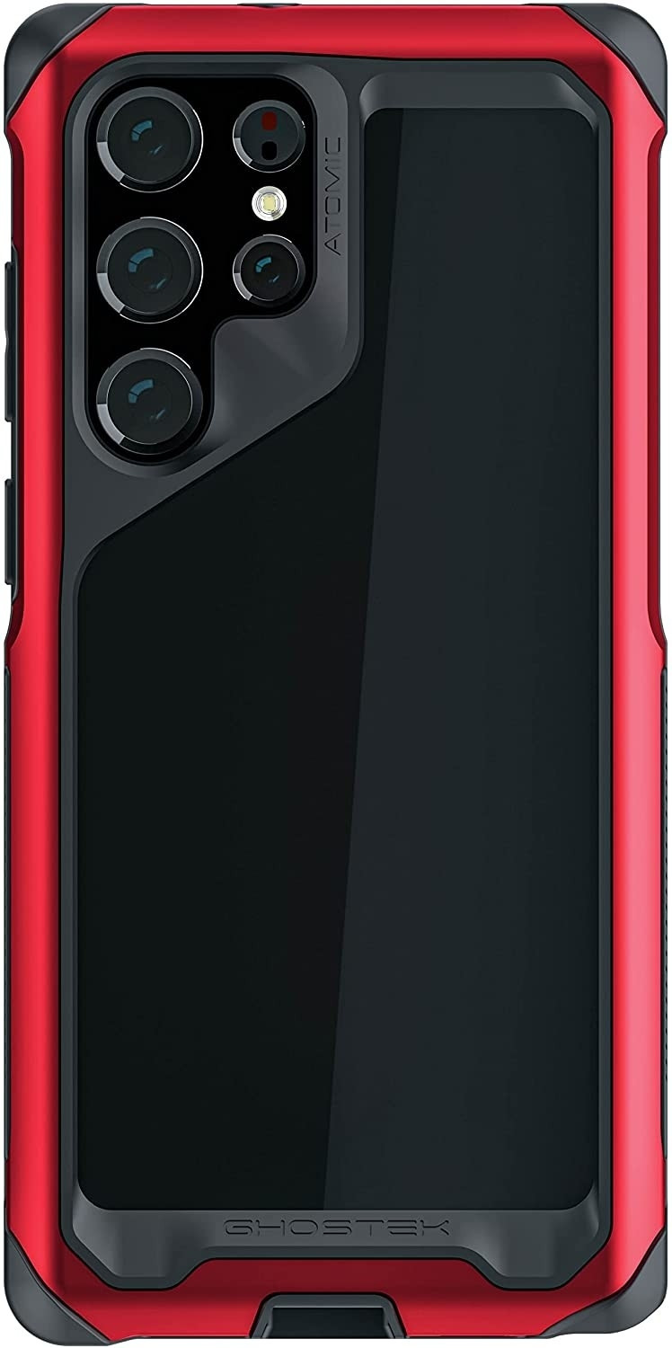 Ghostek Atomic Slim 4 - Ανθεκτική Θήκη Samsung Galaxy S22 Ultra 5G - Red (GHOCAS2956)