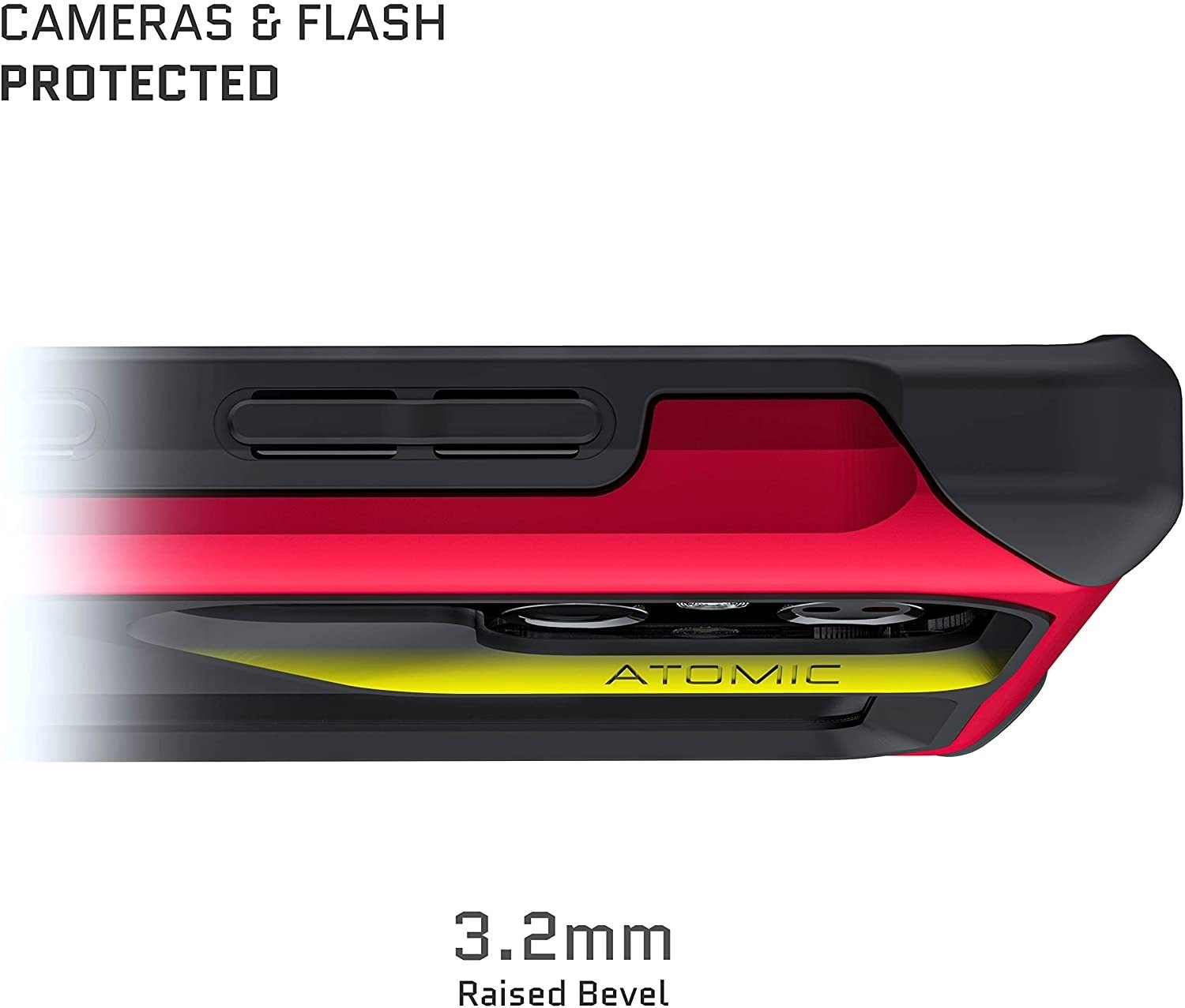 Ghostek Atomic Slim 4 - Ανθεκτική Θήκη Samsung Galaxy S22 Ultra 5G - Red (GHOCAS2956)