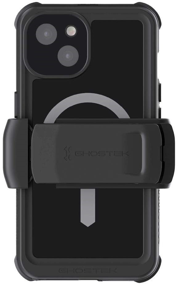 Ghostek Nautical 4 - Ανθεκτική Αδιάβροχη Θήκη MagSafe με Περιστρεφόμενο Κλιπ Ζώνης - Apple iPhone 13 - Black (GHOCAS2877)