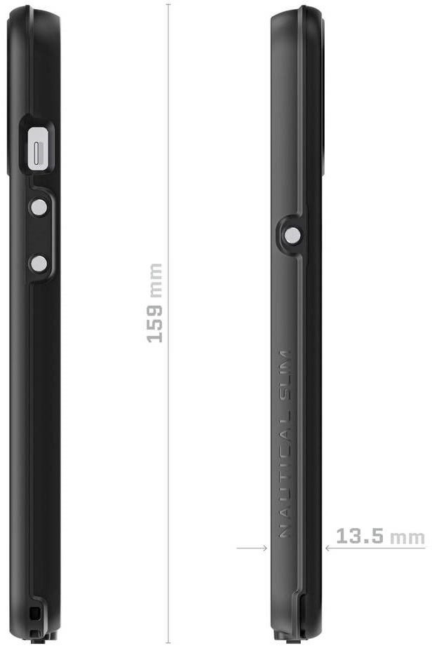 Ghostek Nautical Slim - Ανθεκτική Αδιάβροχη Θήκη MagSafe - Apple iPhone 13 - Black (GHOCAS2885)