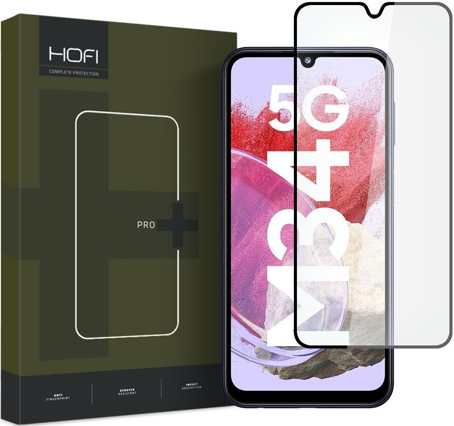 Hofi Premium Pro+ Tempered Glass - Fullface Αντιχαρακτικό Γυαλί Οθόνης - Samsung Galaxy M34 5G - Black (9319456606362)