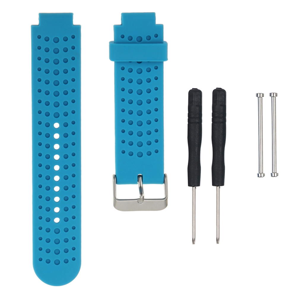 Γαλάζιο λουράκι σιλικόνης για Garmin Forerunner 230/235/630/220/620/735 - OEM
