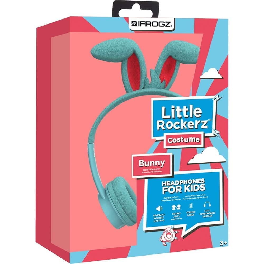Παιδικά ακουστικά iFrogz Little Rockerz Costume with Coiled Cable & Buddy Jack - Bunny