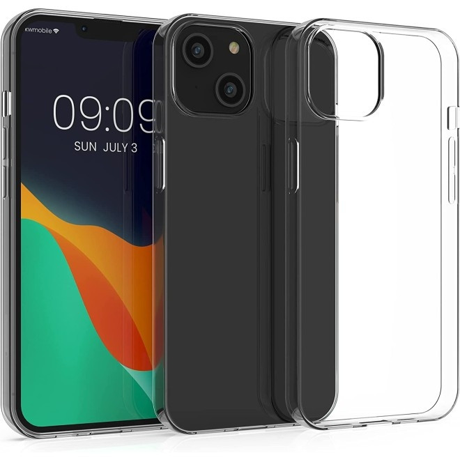 KWmobile Διάφανη Θήκη Σιλικόνης Apple iPhone 14 - Transparent (59132.03)