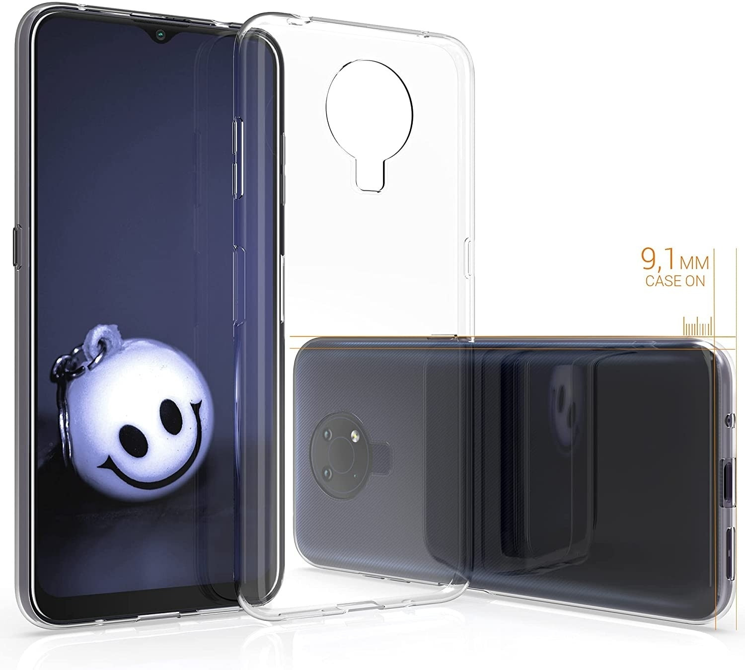 KWmobile Θήκη Σιλικόνης Nokia G20 / G10 - Διάφανη ( 200-109-035)
