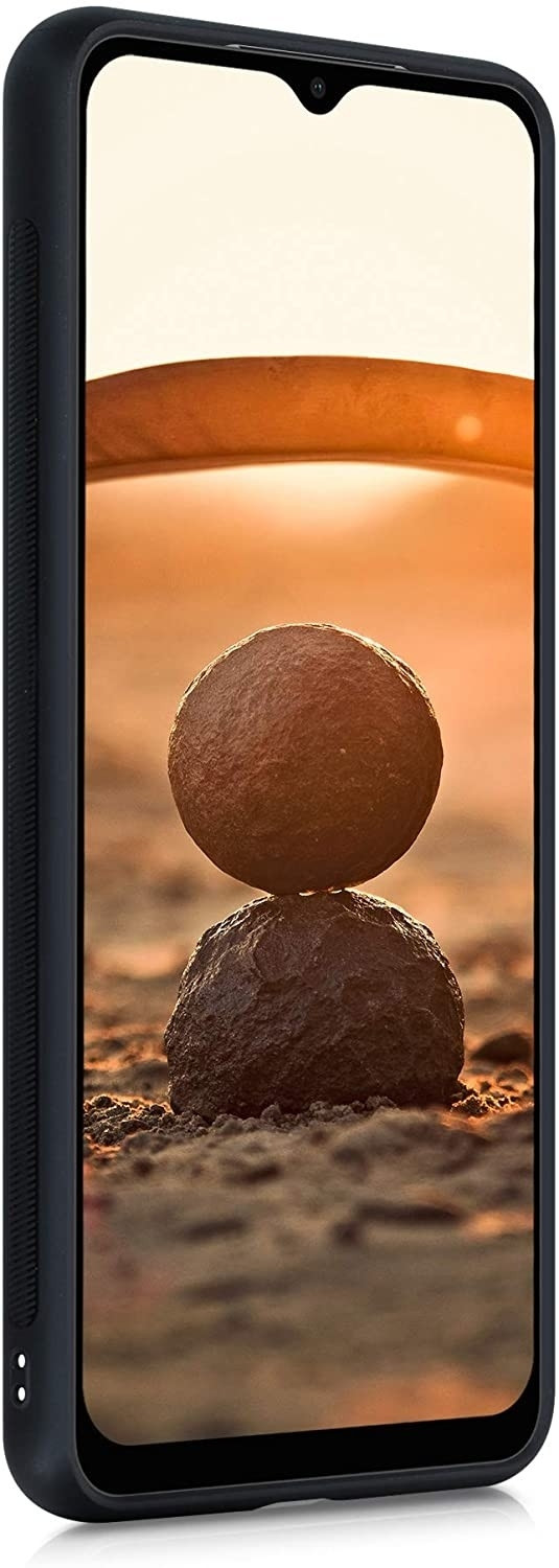 KWmobile Σκληρή Ξύλινη Θήκη με TPU Bumper Samsung Galaxy A32 5G - Walnut / Dark Brown