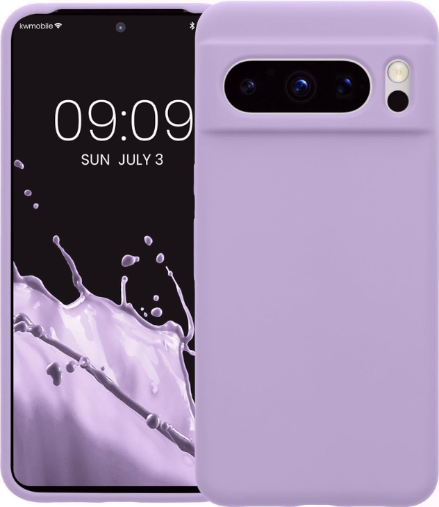 KWmobile Soft Flexible Rubber Cover - Θήκη Σιλικόνης Google Pixel 8 Pro - Lavender (61854.108)