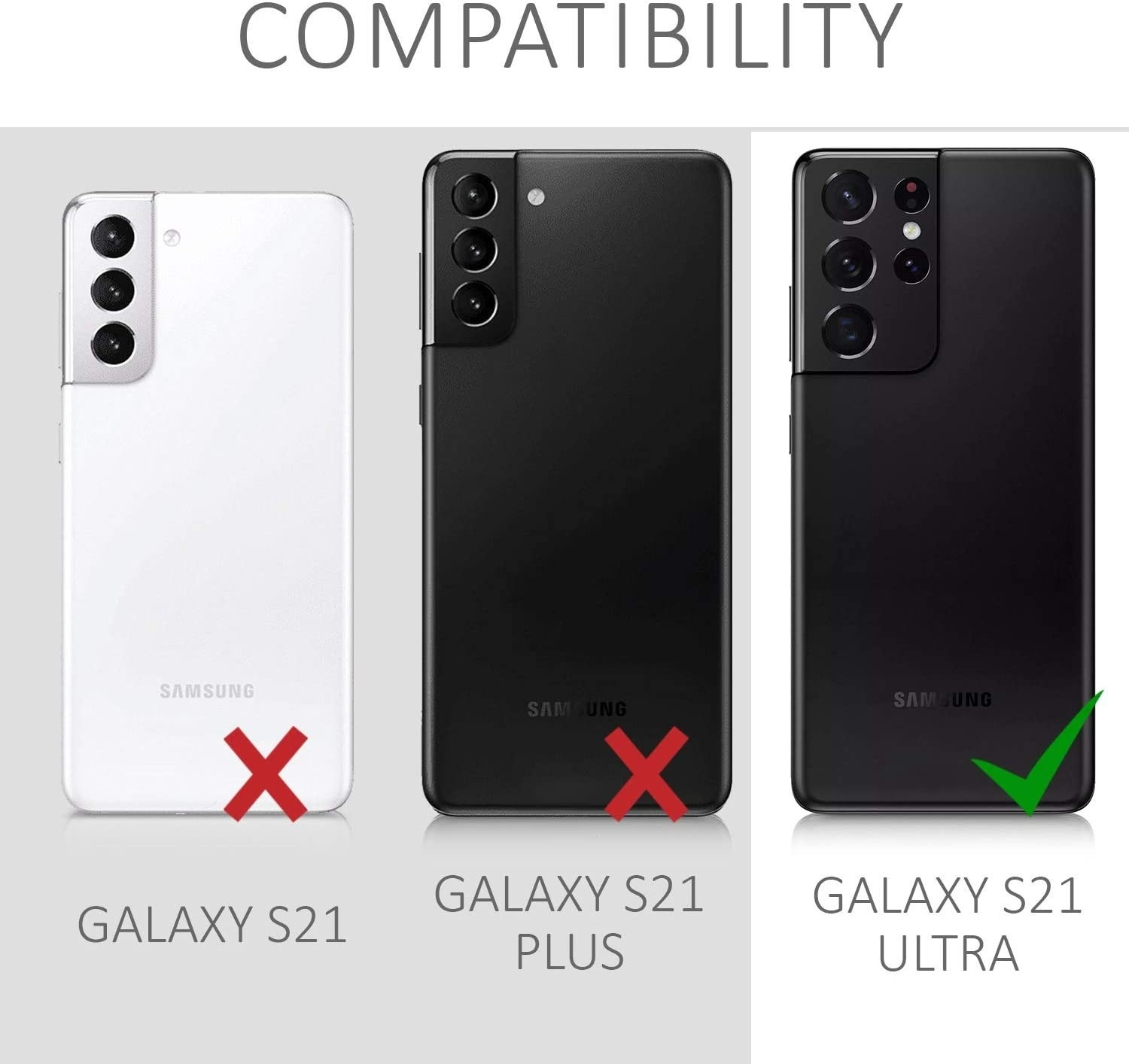 KWmobile Θήκη Σιλικόνης Samsung Galaxy S21 Ultra 5G - Black Matte