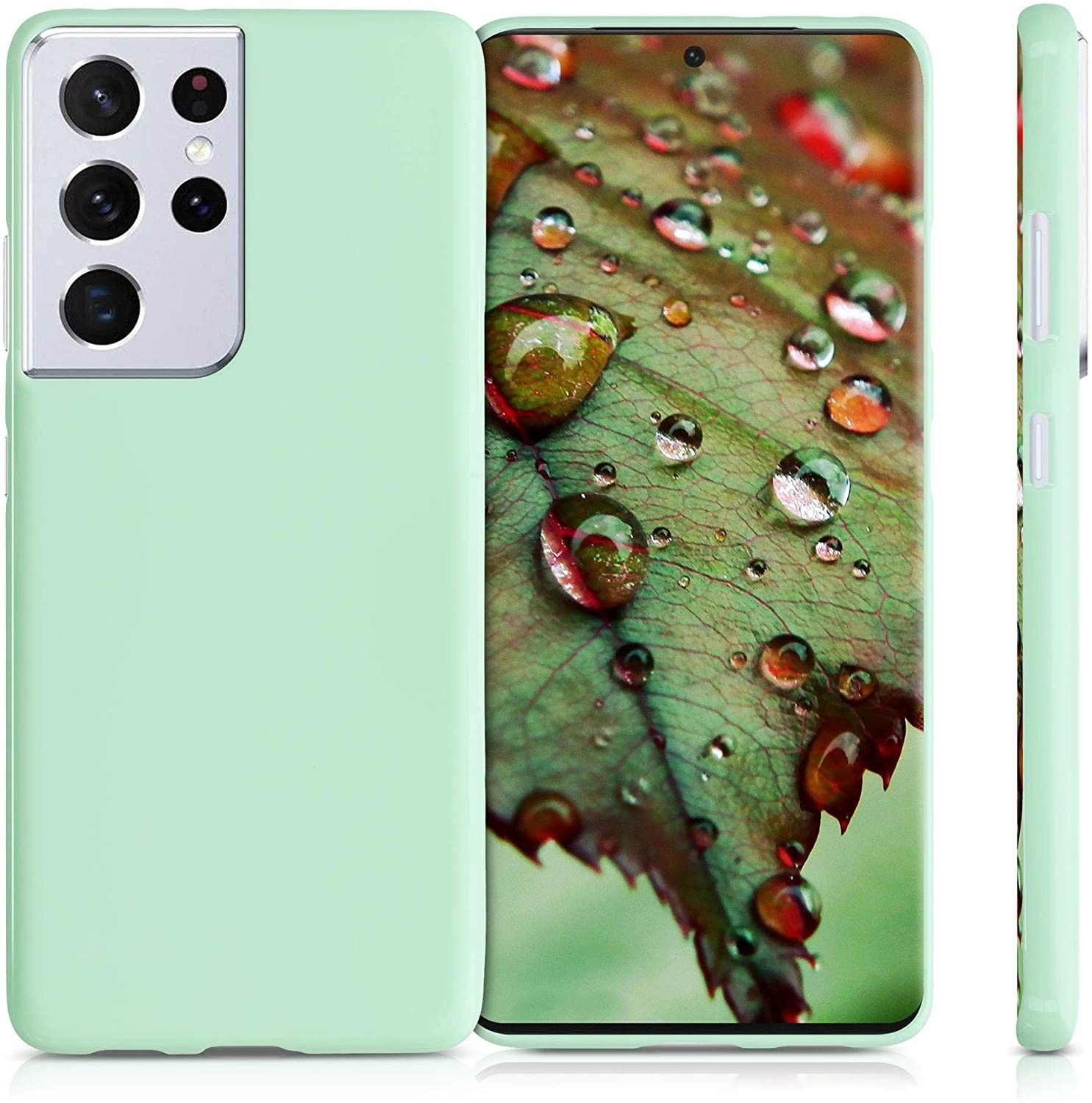 KWmobile Θήκη Σιλικόνης Samsung Galaxy S21 Ultra 5G - Mint Matte