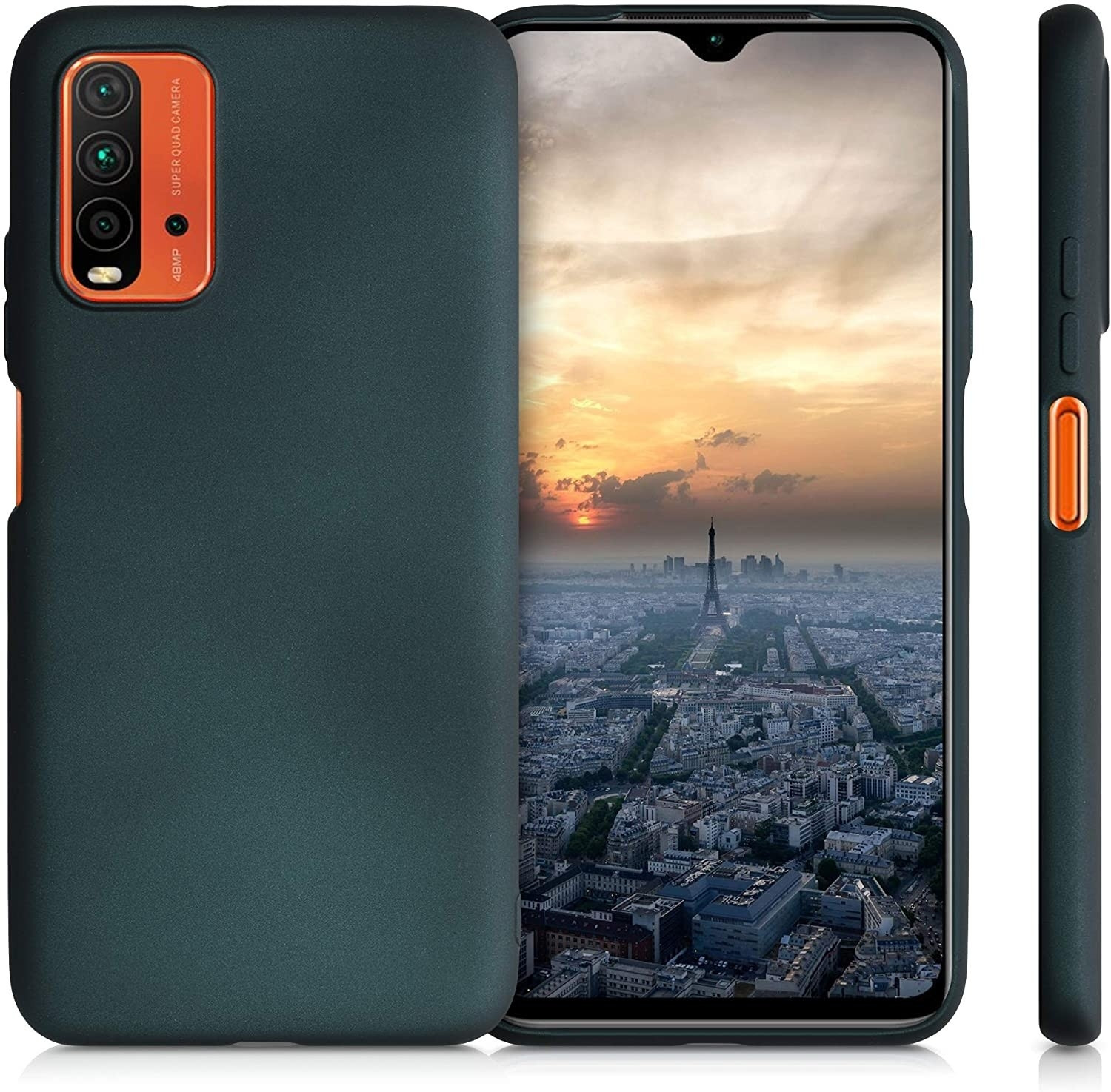 KW Θήκη Σιλικόνης Xiaomi Redmi 9T Metallic Teal - (200-107-812)