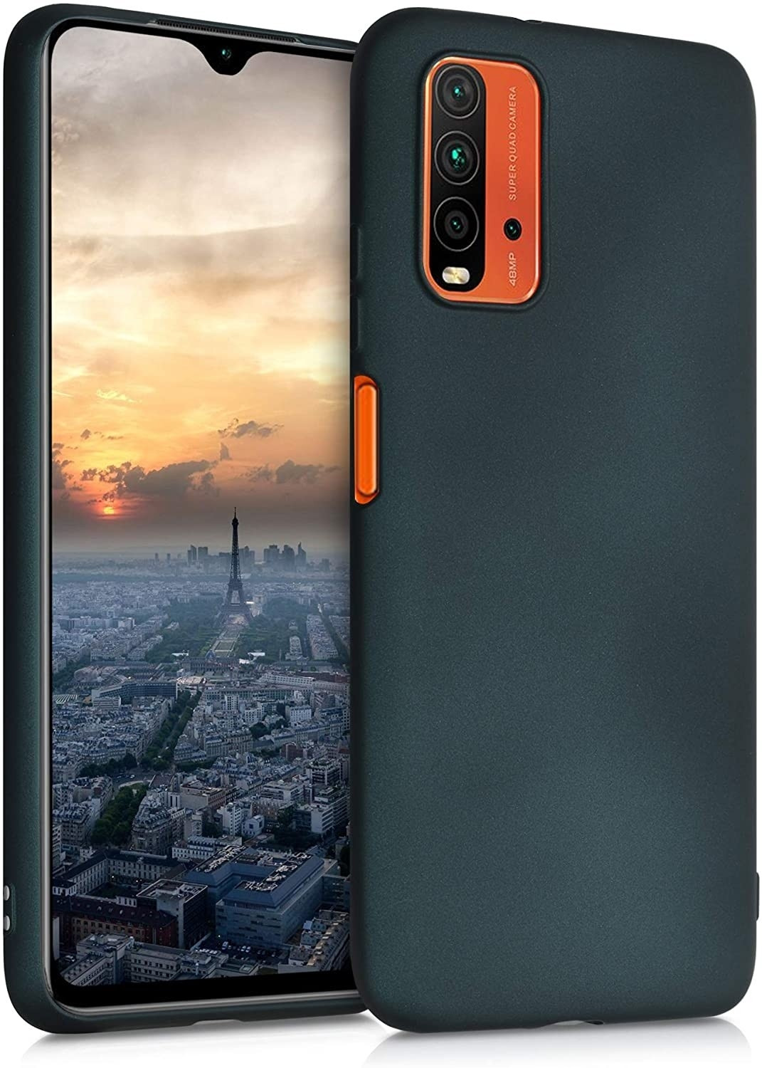 KW Θήκη Σιλικόνης Xiaomi Redmi 9T Metallic Teal - (200-107-812)