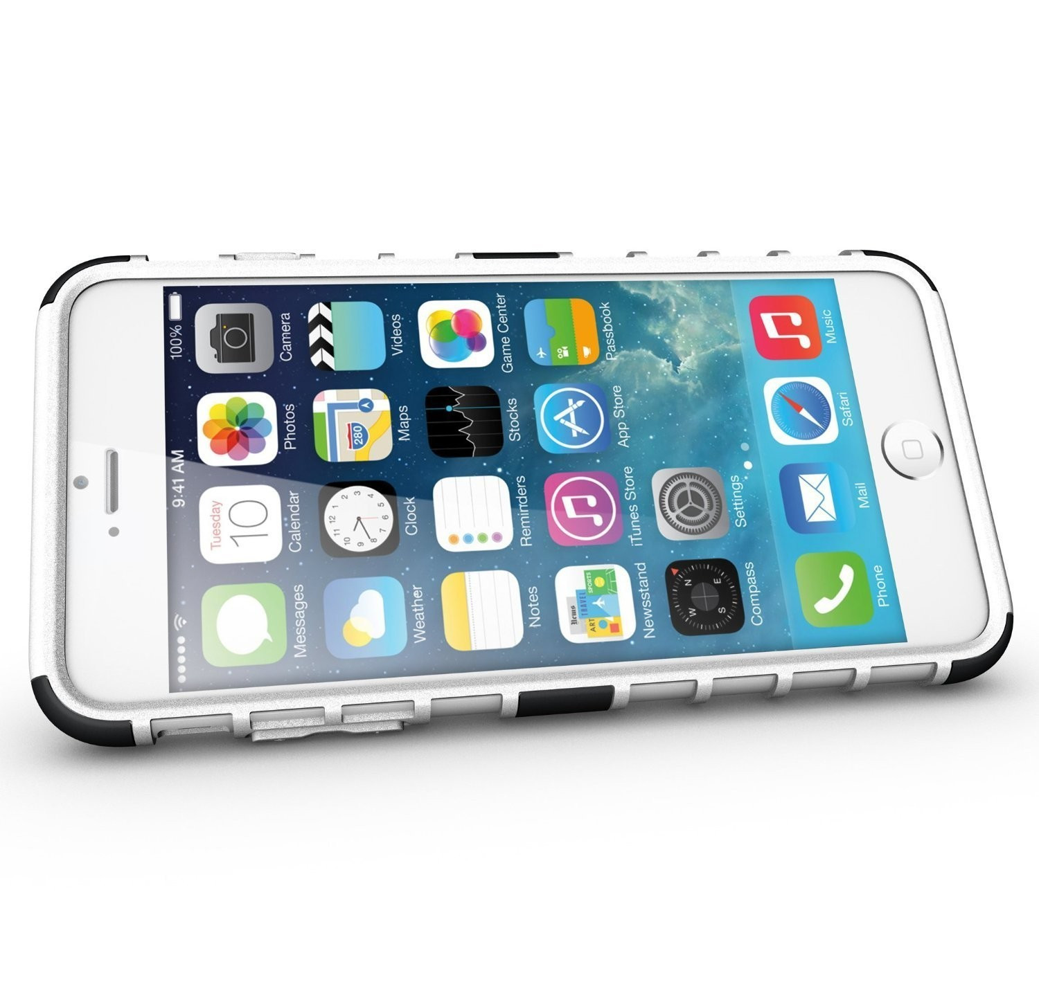 Λευκή Ανθεκτική Θήκη iPhone 6 Plus/6S Plus