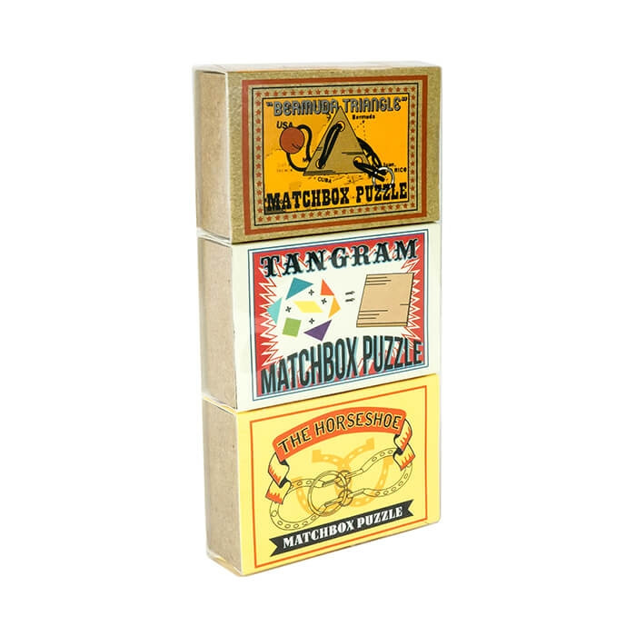 Matchbox Set Of Bermuda, Tangram, Horseshoe (MBS-4)