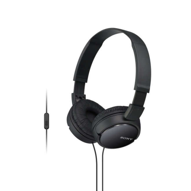 Sony MDR-ZX110APP Headphones - Ακουστικά Κεφαλής - Black (MDRZX110APB.CE7) (200-109-587)