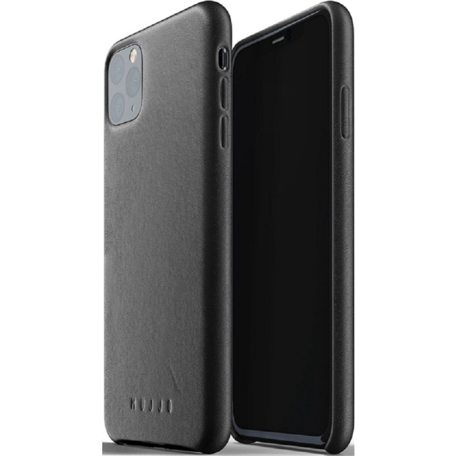 MUJJO Full Leather Case - Δερμάτινη Θήκη Apple iPhone 11 Pro Max - Black (MUJJO-CL-003-BK)