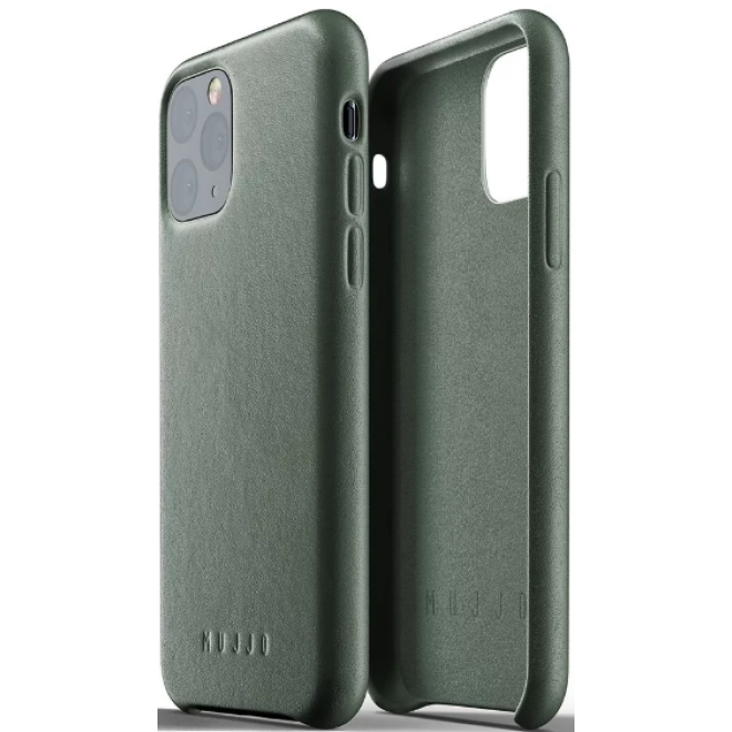 MUJJO Full Leather Case - Δερμάτινη Θήκη Apple iPhone 11 Pro - Slate Green (MUJJO-CL-001-SG)