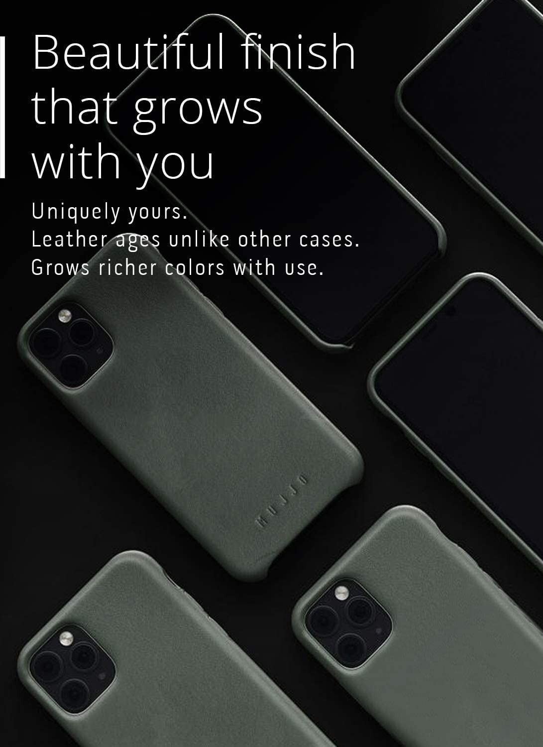 MUJJO Full Leather Case - Δερμάτινη Θήκη Apple iPhone 12 / 12 Pro - Monaco Blue (MUJJO-CL-007-BL)