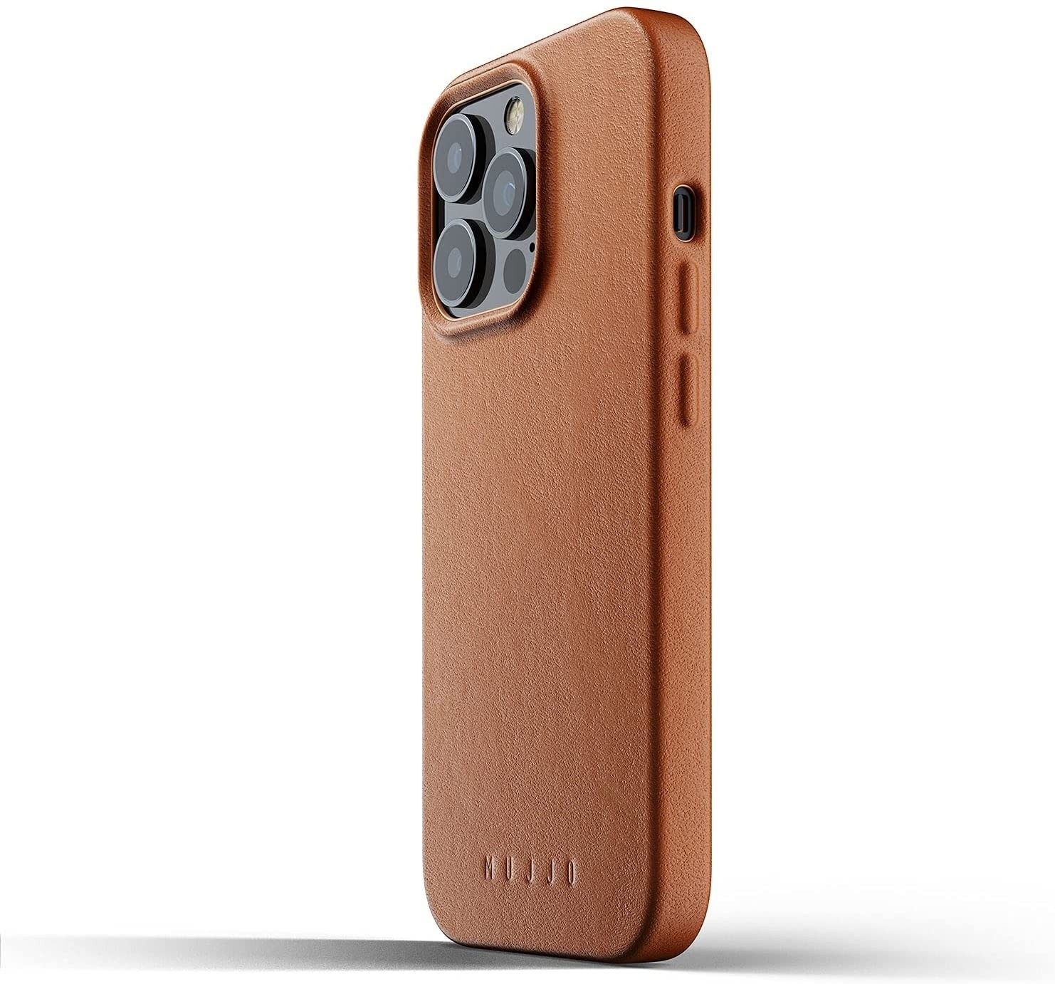 MUJJO Full Leather Case - Δερμάτινη Θήκη Apple iPhone 13 Pro - Tan