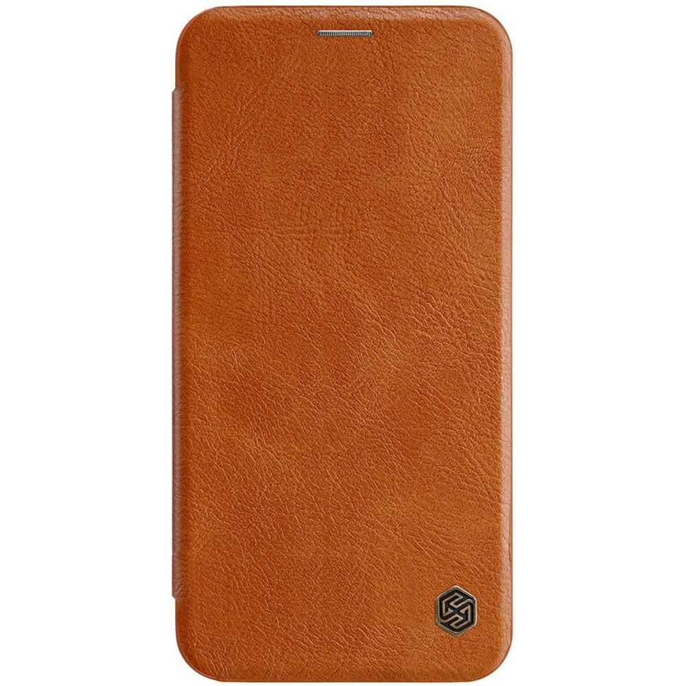 Δερμάτινη θήκη-πορτοφόλι QIN Leather by Nillkin καφέ για iPhone Xs Max - (200-107-845)